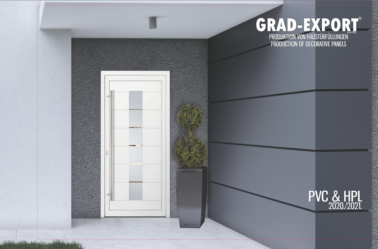 Eingangstüren Grad Export PVC-HPL